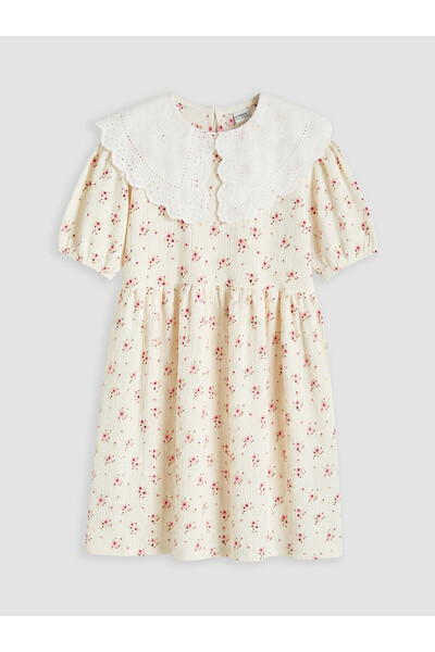 LC Waikiki Timeless Clothing & Timeless Choices Bebe Roba Collar Floral Girl'...