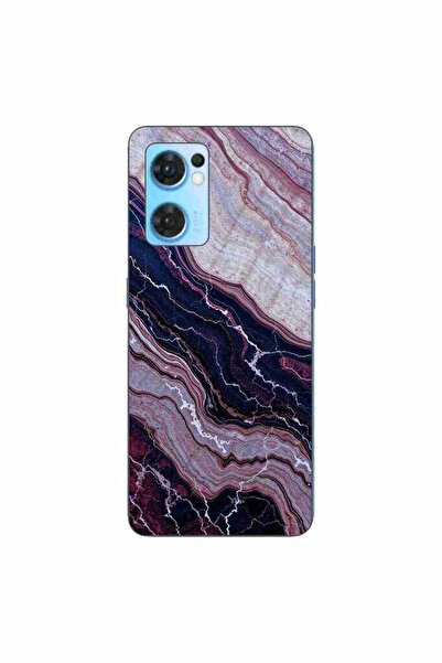 OEM Husa compatibila cu Oppo Reno7 5G Silicon Gel Tpu Model Amethyst Sand Marble