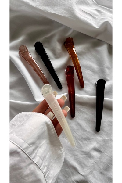 YOYYO Long Acrylic Duckbill Hair Clip - Hair Separation Clip - Alligator Clip...