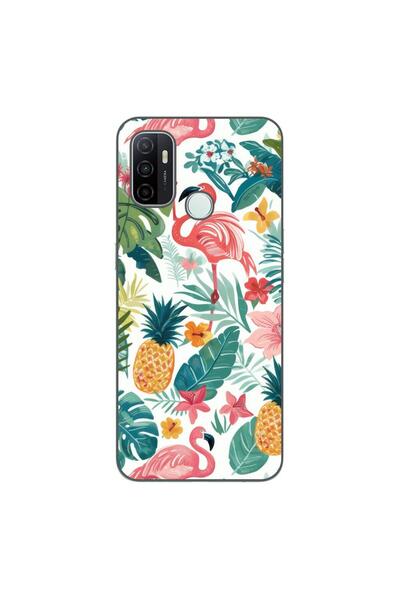 OEM Husa compatibila cu Oppo A53 Silicon Gel Tpu Model Tropical Pattern
