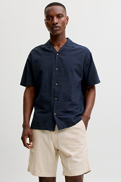 Jack & Jones Erkek Resort Yaka Kisa Kollu Gömlek - Summer