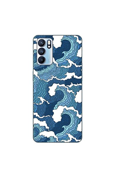 OEM Husa compatibila cu Oppo Reno6 5G Silicon Gel Tpu Model Crazy Waves