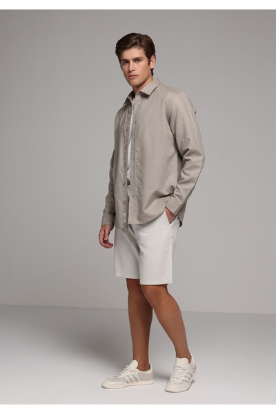 Colin's Pantaloni scurți de piatră pentru bărbați, cu talie medie, cu croială...