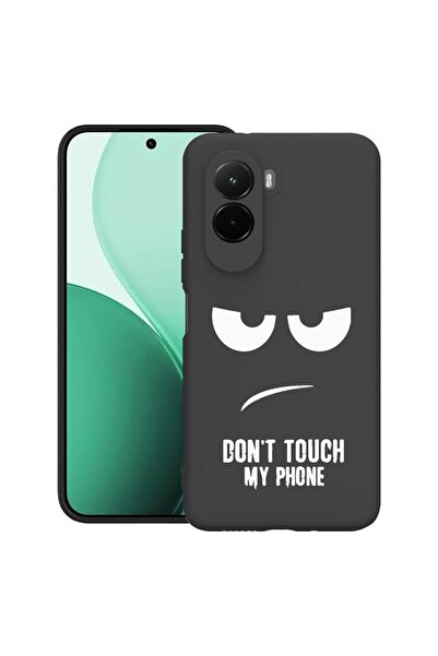 bestcase Υπέρλεπτη Θήκη TPU Συμβατή με Poco M7, με σχέδιο  "Μην αγγίζετε το τ...