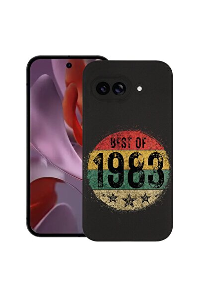 bestcase Тънък силиконов калъф за Google Pixel 9a, Най-доброто от 1983 г., 19...