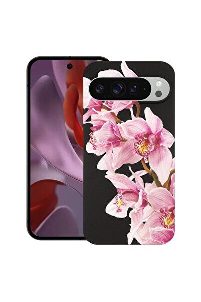 bestcase Ултра тънък TPU калъф, съвместим с Google Pixel 10 Pro XL, Флорален ...