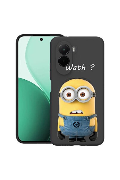 bestcase Υπέρλεπτη Θήκη TPU Συμβατή με Poco M7, με σχέδιο Minion What? Σχέδιο...
