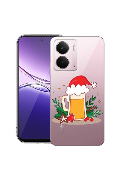 bestcase ¬Æ Husa pentru Realme P3 cu Design Xmas Beer, Clear Slim Silicon, An...