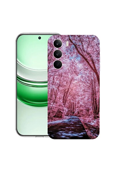 bestcase Διαφανής Θήκη Σιλικόνης για Realme C71, Άνθος Κερασιάς, 2041144 T 1382