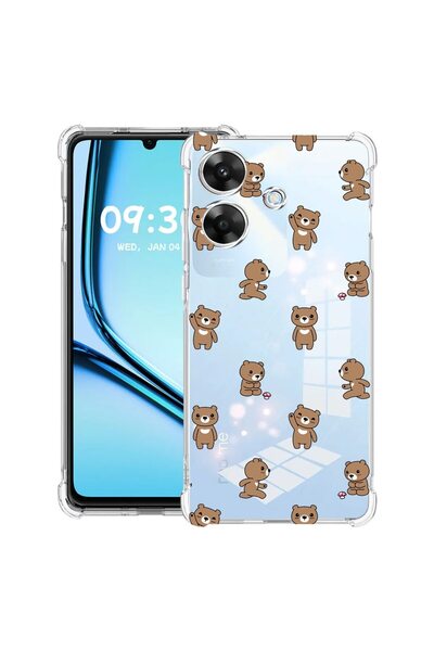 bestcase Αντικραδασμική θήκη για Realme Note 60 / Note 60X με σχέδιο αρκουδάκ...