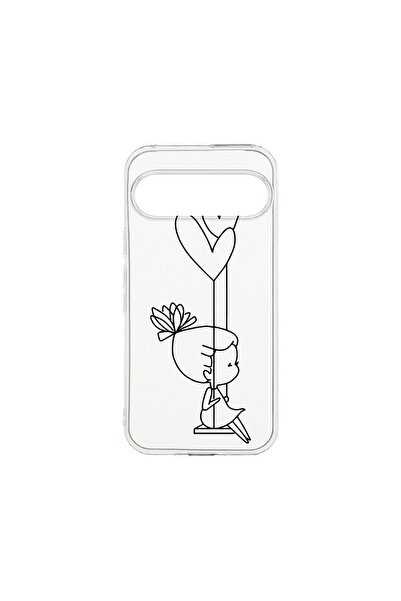 bestcase Husă transparentă din silicon de 2MM, compatibilă cu Google Pixel 9 ...