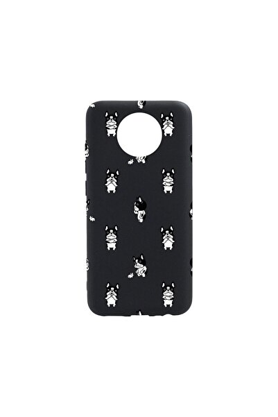 bestcase Тънък силиконов калъф 0.8ММ, съвместим с Nokia C20, с десен Булдог, ...