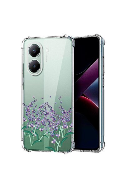 bestcase Съвместим калъф за Poco X7 Pro 5G, Удароустойчив 1.5ММ, Лавандулов, ...