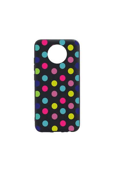 bestcase Husa Silicon Compatibila Cu Nokia C10, Dots Color, rezistenta la uzu...