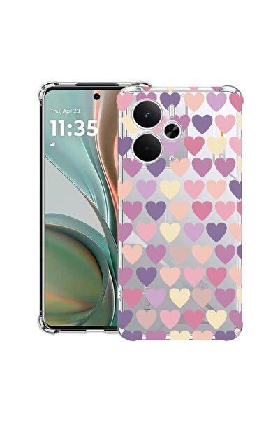 bestcase Αντικραδασμική Θήκη Συμβατή με Poco M7 Pro 5G, με Σχέδιο Καρδιάς, Εν...