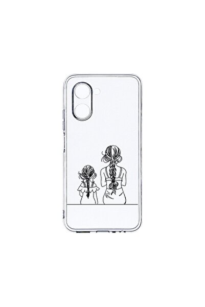bestcase Διαφανής Θήκη Σιλικόνης 2MM, Συμβατή με Realme C33, Μητέρα και Κόρη,...