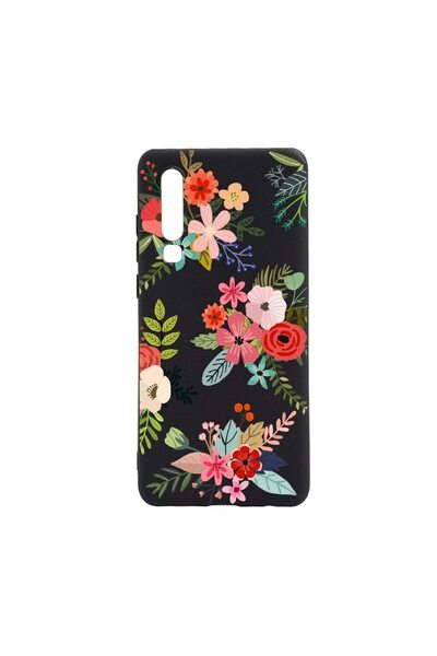 bestcase Husa Huawei P30, Flowers, rezistenta la uzura, anti-alunecare, din s...