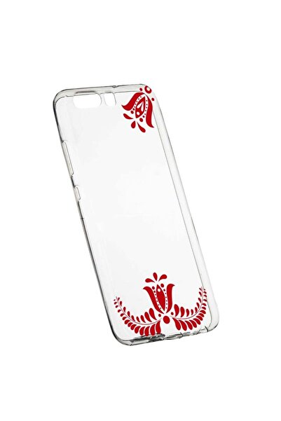 bestcase Husa Silicon, Transparent, Slim, Motiv Floare, Huawei Y6 2018