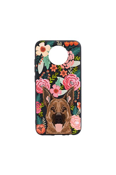 bestcase Dog and Flowers Silicone Case, compatible with Nokia 5.4, wear-resis...
