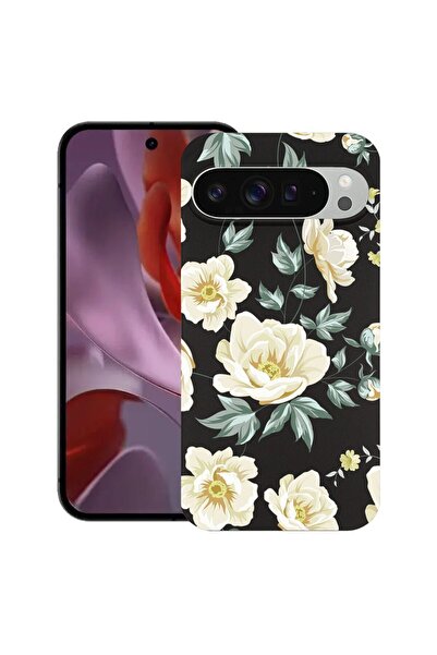 bestcase Husă pentru Google Pixel 9 Pro XL, Flori, Silicon subțire 0.8MM, Ant...