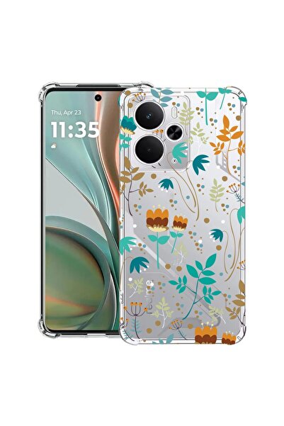 bestcase Husă Antișoc Compatibilă cu Poco M7 Pro 5G, cu Design Flori de Primă...