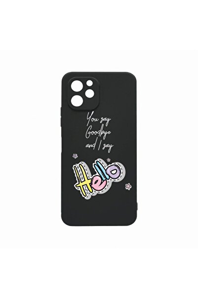 bestcase Θήκη, Συμβατή με Huawei nova Y61, Σχέδιο  "Say Hello ", Ανθεκτική στ...
