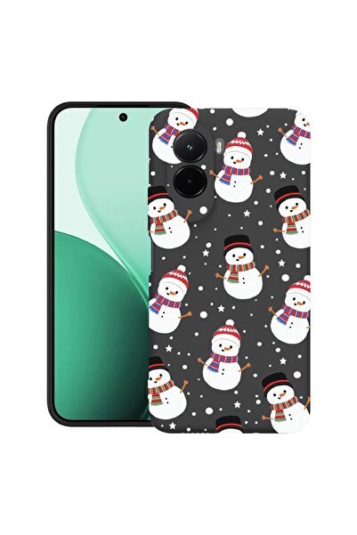 bestcase ¬Æ Husa TPU Ultra Slim Compatibil cu Poco M7, cu Design Snowman, 311...