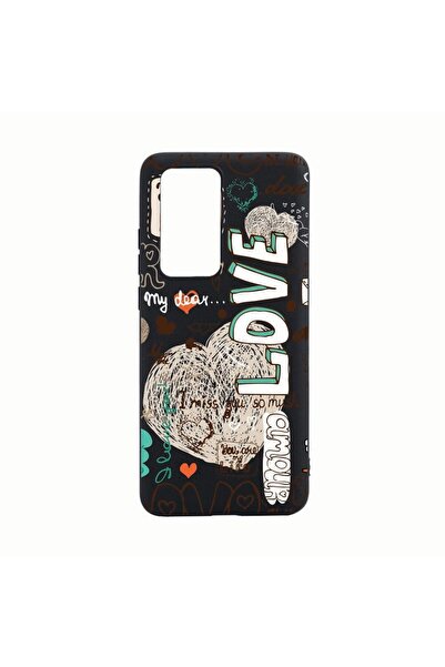 bestcase Husa Huawei P40, Love, rezistenta la uzura, anti-alunecare, din sili...