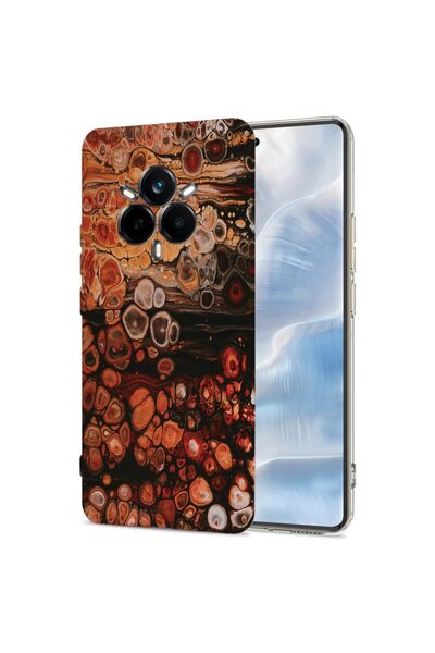 bestcase Husa pentru Realme 14 Pro 5G, BestCase¬Æ Clear Silicon 2MM, Wood Pat...