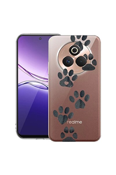 bestcase ¬Æ Husa pentru Realme P3 Pro cu Design Dog Paw, Clear Slim Silicon, ...