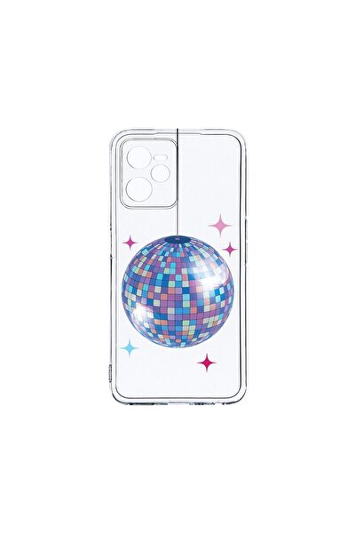 bestcase Διαφανής Θήκη Σιλικόνης 2MM, Συμβατή με Realme C35, Disco Ball, Αντι...