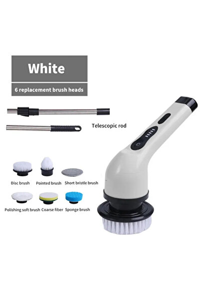 Choice4 200588-white6 Wireless Electric Cleaning Brush Bathroom Window Kitche...