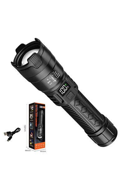 Choice Heinast S327 USB Rechargeable LED Flashlight Bright High Lumens,Zoomab...