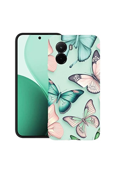 bestcase Υπέρλεπτη Θήκη TPU Συμβατή με Poco M7, με Σχέδιο Πεταλούδας, 3119618...