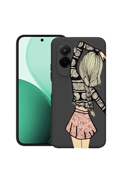 bestcase ¬Æ Husa TPU Ultra Slim Compatibil cu Poco M7, cu Design Girl Friend,...