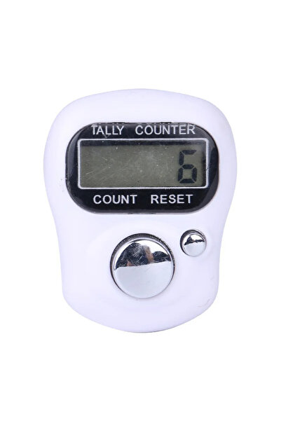 Choice4 WHITE Mini Finger Counter Islamic Bead 5 Digital LED Electronic Handh...