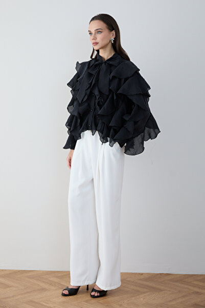 Melike Tatar Ruffled Blouse 32-2815