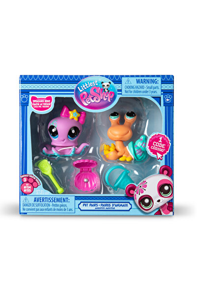Noname Set cu 2 figurine Animalute Littlest Pet Shop Vanatoarea de comori