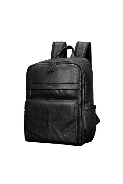 IMODIX Rucsac Barbati din Piele Naturala, IMODIX®, Business Casual, Compartim...