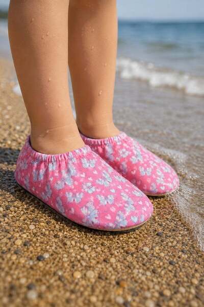 dinamik çocuk Pantofi unisex cu talpă anti-alunecare pentru mare și piscină 2...