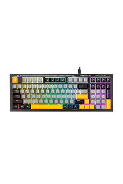 MARVO Soldat S 50 B Πληκτρολόγιο Gaming με φωτισμό RGB (Αγγλικό US)