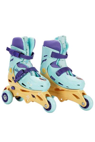 Genel Markalar Frozen Inline 3 Teker Paten - Yeşil-Sarı