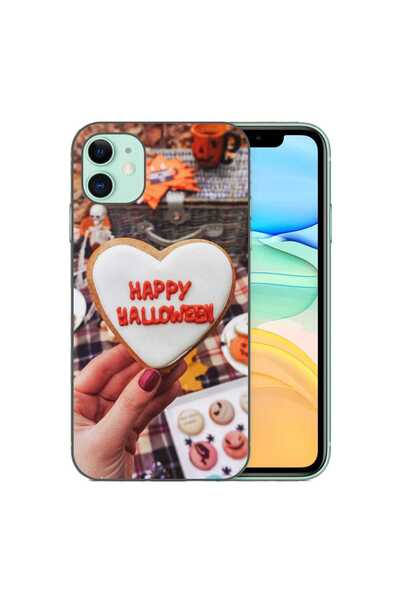 OEM Husa compatibila cu Apple iPhone 11 Silicon Gel Tpu Model Happy Halloween...