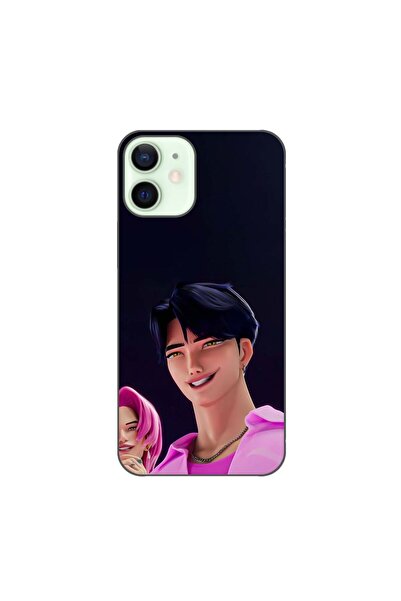 OEM Husa compatibila cu Apple iPhone 12 Mini Silicon Gel Tpu Model KPop Demon...