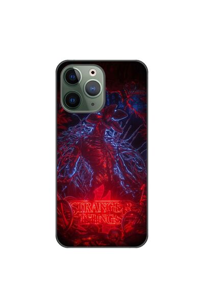 OEM Husa compatibila cu Apple iPhone 11 Pro Silicon Gel Tpu Model Stranger Th...