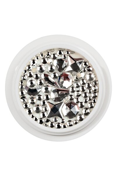 LUXORISE Cristale pentru unghii LUXORISE, Argintiu Splendor