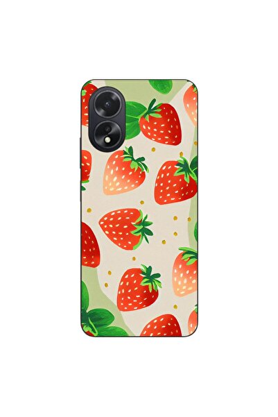 OEM Husa compatibila cu Oppo A38 4G Silicon Gel Tpu Model Capsuni Pattern