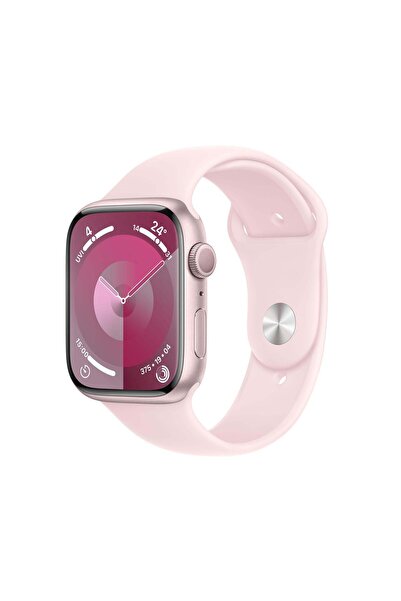 Apple Watch Series 9 GPS 45mm Pink Aluminium Case with Light Pink Sport Band ...