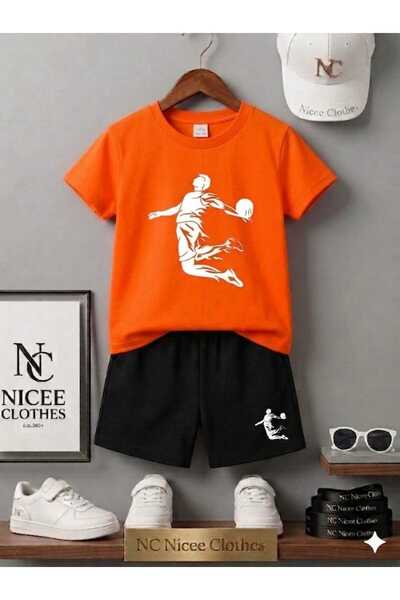 NC Nicee Clothes TRIUNGRĂ ȘI PANTALONI SCURȚI DE VARĂ PENTRU COPII UNISEX (IM...