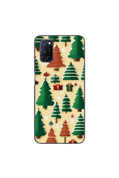 OEM Husa compatibila cu Oppo A72 Silicon Gel Tpu Model Pixel Art Christmas Tr...